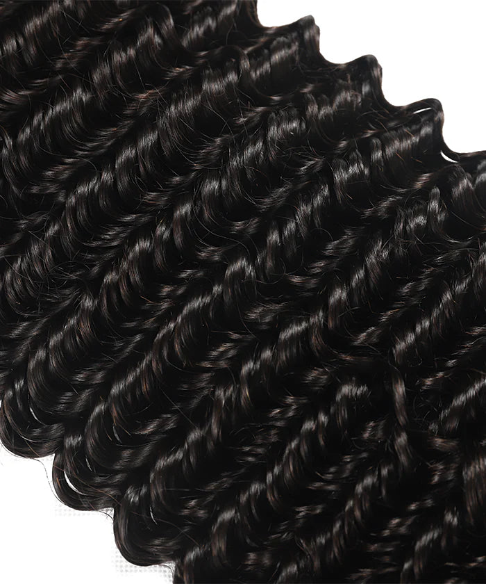 Deep Wave Hair Bundles Deal 100% Human Virgin Hair