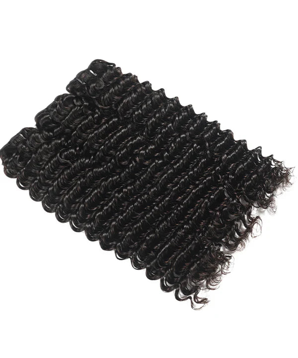 Deep Wave Hair Bundles Deal 100% Human Virgin Hair