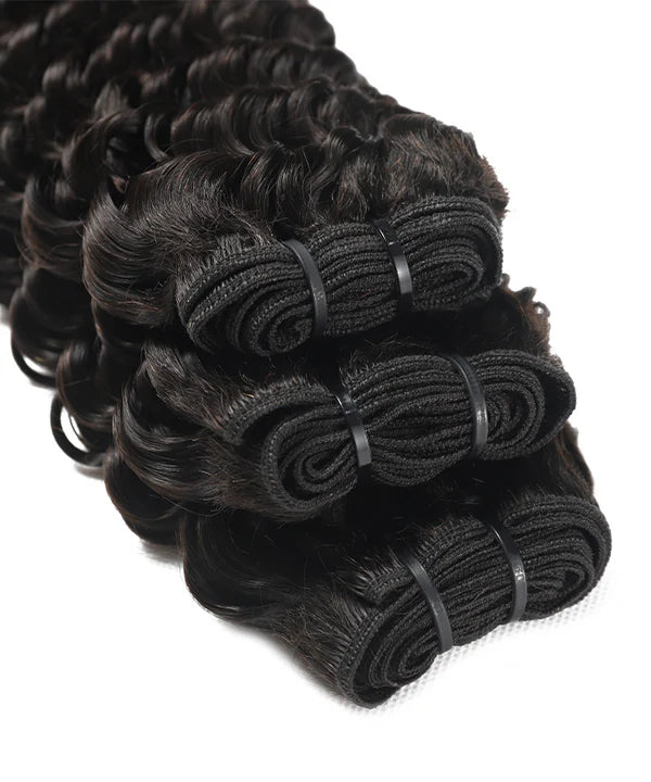 Deep Wave Hair Bundles Deal 100% Human Virgin Hair